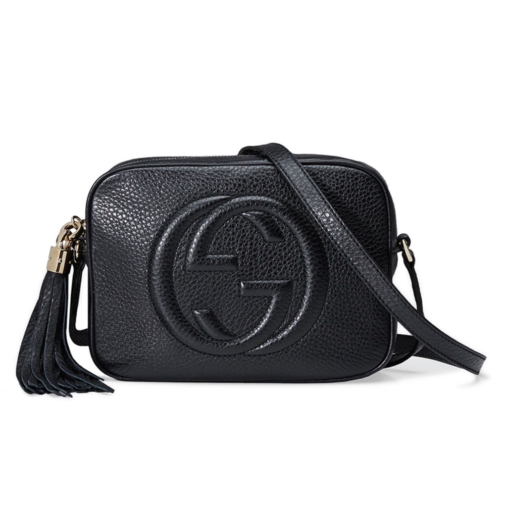 Gucci Soho Disco Black Crossbody Shoulder Handbag